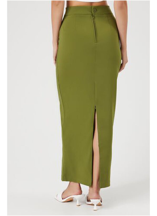 FOREVER 21 Zip-Slit Maxi Skirt  - Image 4