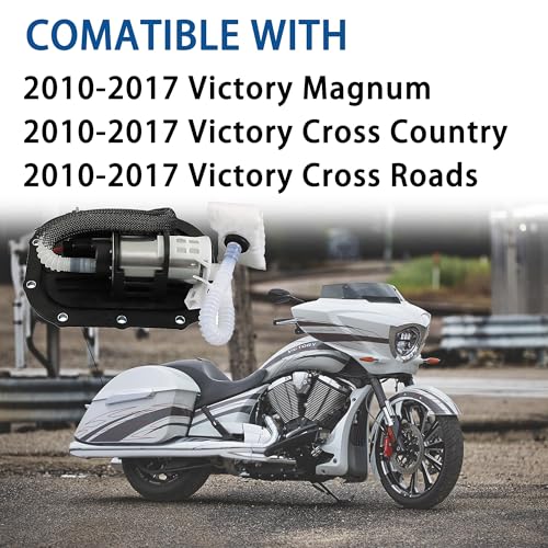 JEEFHO Fuel Pump Fit for Victory Magnum 2015-2017, Cross Country 2010-2017, Judge 2013-2015, Boardwalk 2013-2015, Replaces 2521020, 2521171, Electric, Gasoline, Motorcycle, Fuel Pump - Image 2