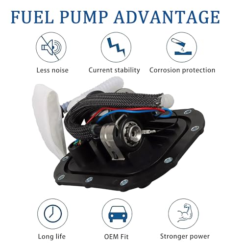 JEEFHO Fuel Pump Fit for Victory Magnum 2015-2017, Cross Country 2010-2017, Judge 2013-2015, Boardwalk 2013-2015, Replaces 2521020, 2521171, Electric, Gasoline, Motorcycle, Fuel Pump - Image 4