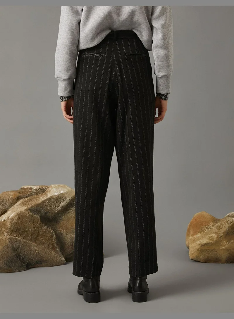 KOTON Striped Pants Pleated