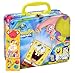 SpongeBob Squarepants Coloring and Activity Tin Box for Kids with Crayons Stickers Sketch Pad Mess Free Crafts Color Kit for Toddlers Boys and Girls Bookmark Included - Image 3