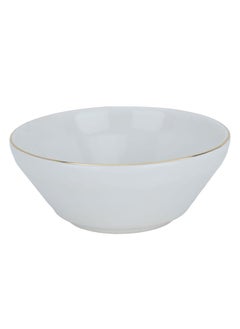 Alsaif Gallery White porcelain soup bowl, elephant pattern, 10 cm  - Image 1
