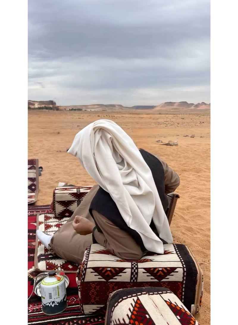 QUTOOB Armrest For Picnic And Camping, Luxurious Arm Rest Pillow, Elegant Traditional Design, Size 20x23x43 cm, Breathable Fabric, Skin-Friendly, Durable, and Comfortable - Image 3