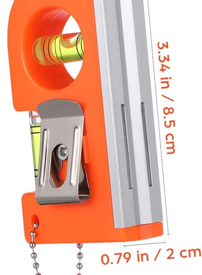 6Pcs Mini Magnetic Level Ruler High Precision Spirit Level Tool Set for Home Construction - Image 2