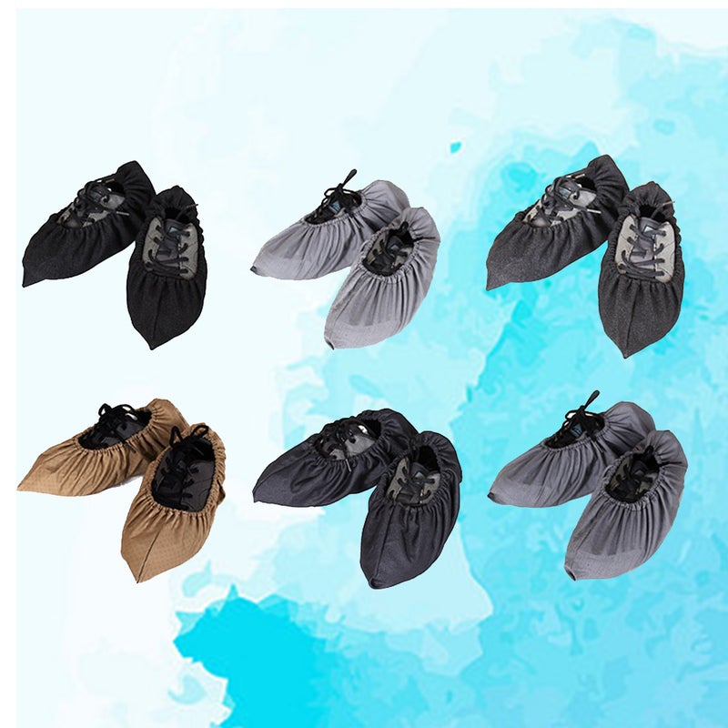 1 Pair of Non-slip Shoes Covers Mopping Socks Floor Dust Cleaning Shoes for House Office Living Room (Random Color) - Image 5