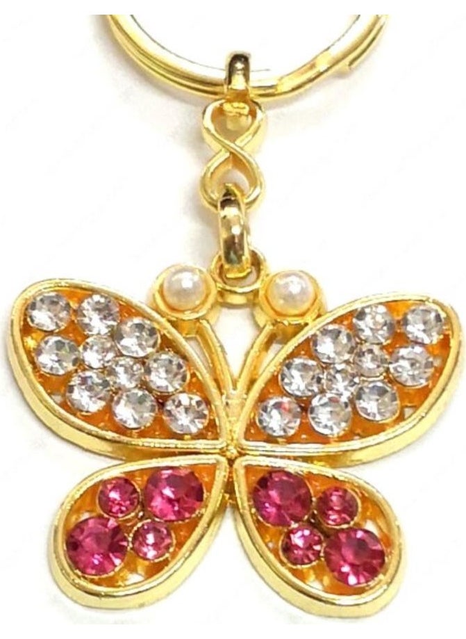 HELLOVE - Stoned Butterfly Metal Keychain - Image 1