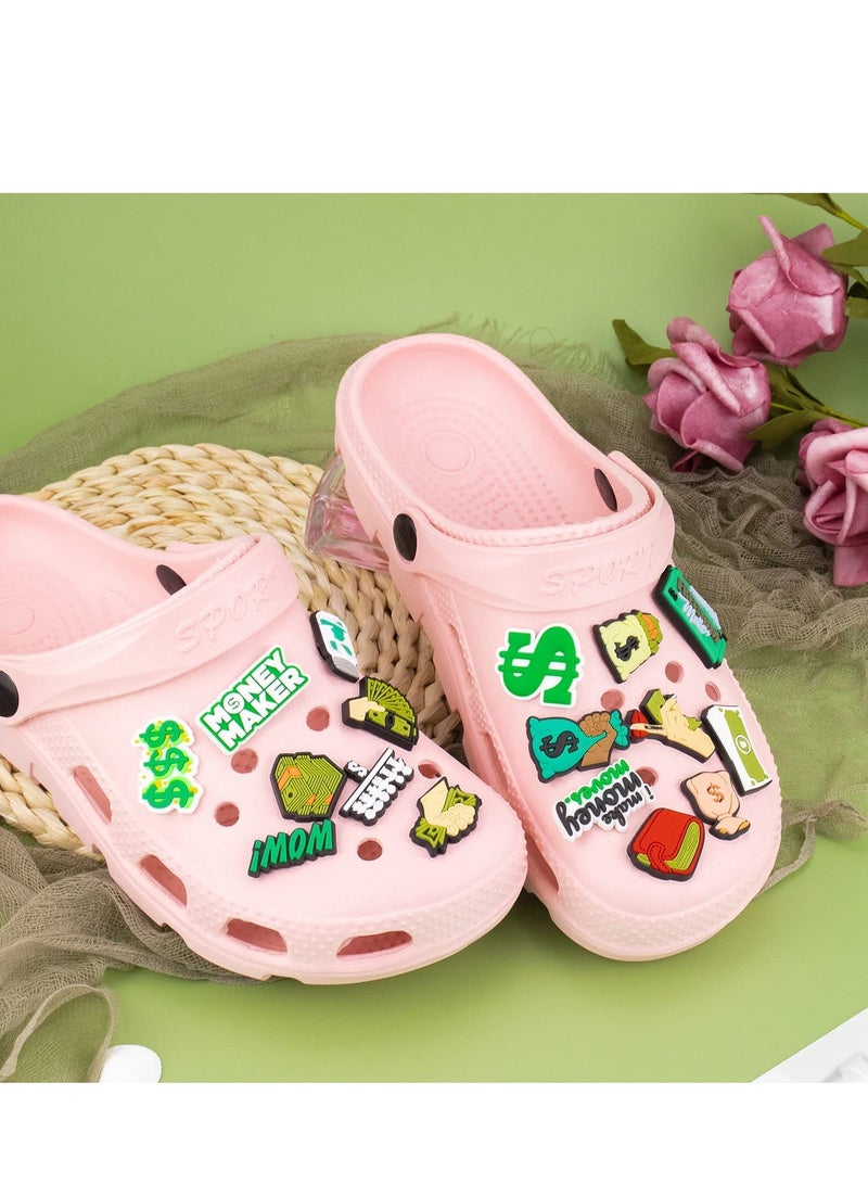 KASTWAVE Shoe Charms Croc 14 Pcs Cartoon Croc Accessories for Shoes Decoration ​PVC Charms Bracelet Wristband for Men Women Kids Girl Nurse Adult Buckle Party Favors Gifts  - Image 3