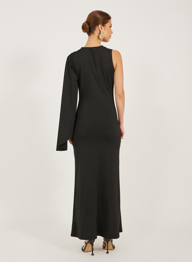 Styli Asymmetric Sleeve Dress  - Image 5