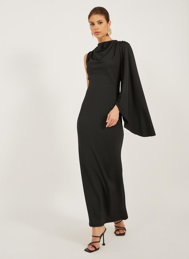 Styli Asymmetric Sleeve Dress  - Image 2