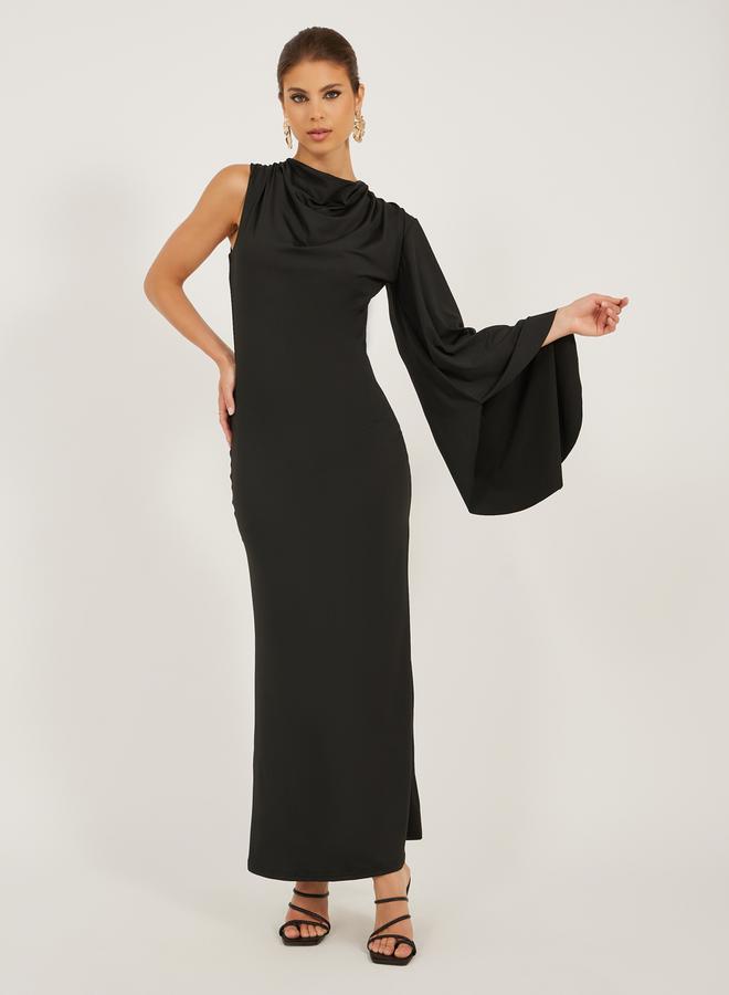 Styli Asymmetric Sleeve Dress  - Image 1