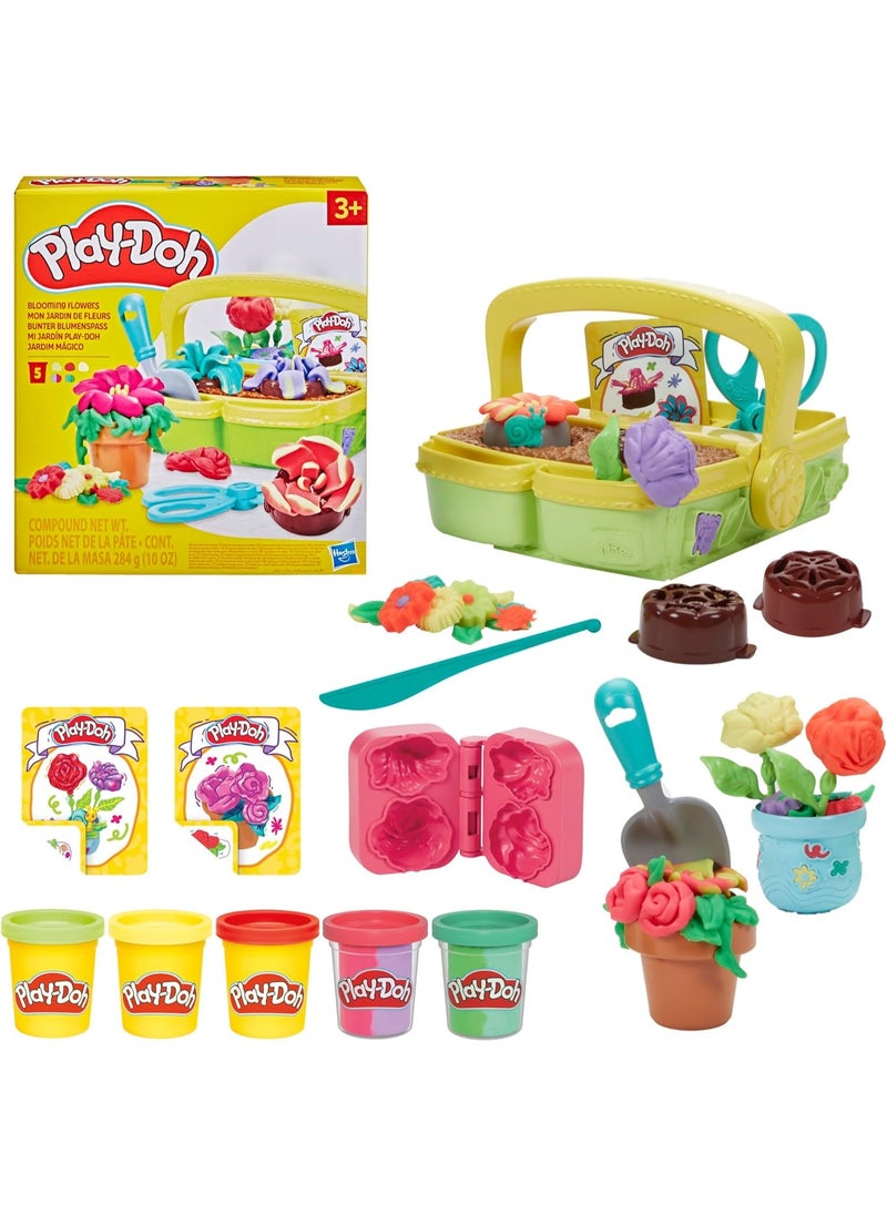 Play-Doh Play-Doh Blooming Flower Garden Toy Playset  - Image 1