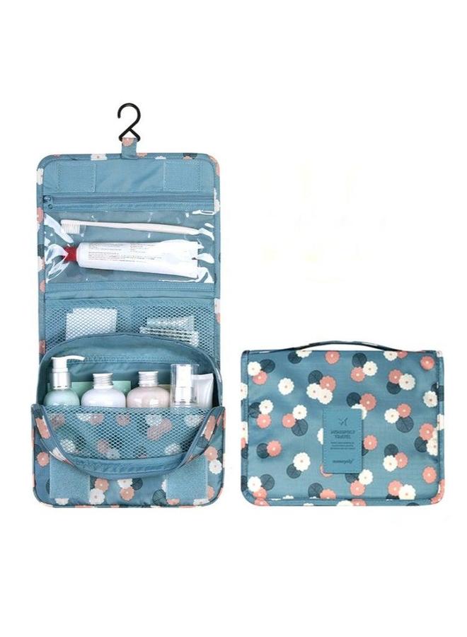 Hanging Toiletry Organizer Bag, Portable Travel Cosmetic Waterproof Wash Bags, Multifunctional Large Capacity Makeup Storage Organizer, with Zipper and Carry Handle, for Men Women - Image 4