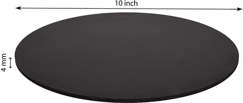 BAKERS 4U MDF Round Black Cake Board/Cake Base 10 Inch (Pack Of 10) Wooden Cake Server (Black, Pack of 10) - Image 3
