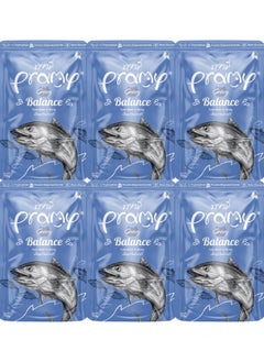 Pramy Cat Wet Food With Tuna In Gravy Flavor For All Life Stages- 6x70g - Nutritious and Delicious Wet Cat Food  - Image 1