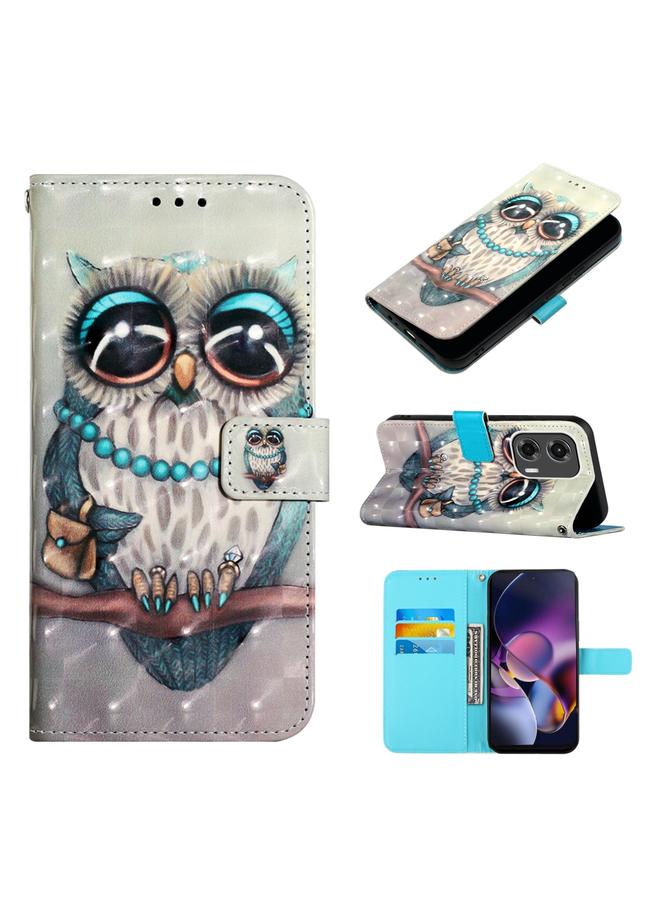 اس-توب جراب لهاتف Motorola Moto G Stylus 5G 2024، جراب جلدي أفقي بتصميم ثلاثي الأبعاد - Image 1