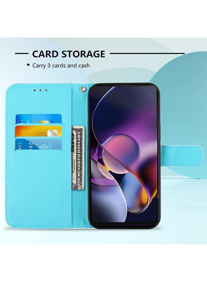 اس-توب جراب لهاتف Motorola Moto G Stylus 5G 2024، جراب جلدي أفقي بتصميم ثلاثي الأبعاد - Image 5