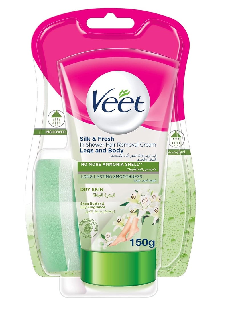 Veet Silk and fresh In Shower Hair Removal Cream Body and Legs  - Image 1