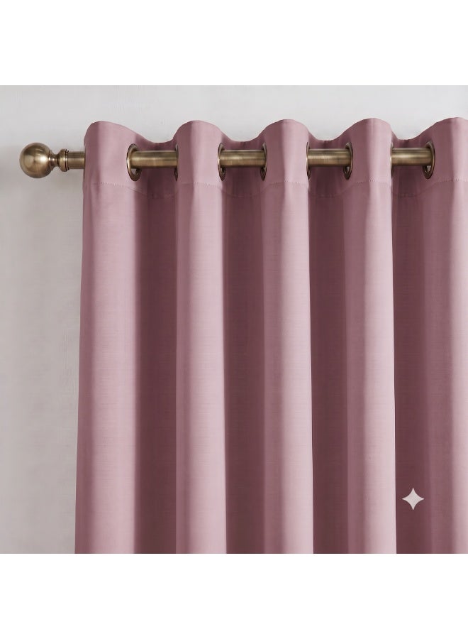 Amali Blackout Plain Curtains 274 cm x 127 cm - 2 Panels, 100% Polyester, Grommet Top, Thermal Insulated, Noise Reducing, Light Blocking - Image 3
