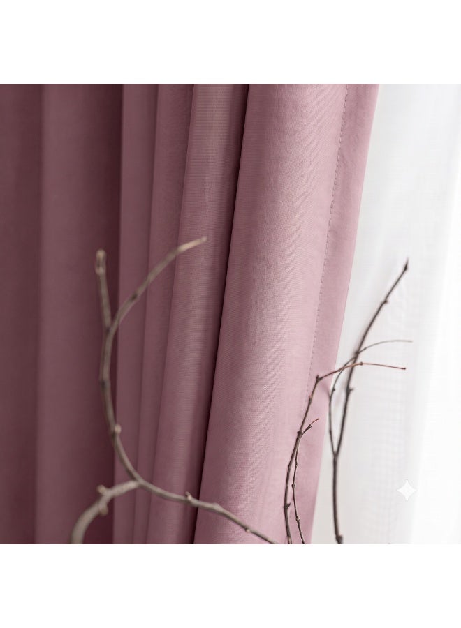 Amali Blackout Plain Curtains 274 cm x 127 cm - 2 Panels, 100% Polyester, Grommet Top, Thermal Insulated, Noise Reducing, Light Blocking - Image 4