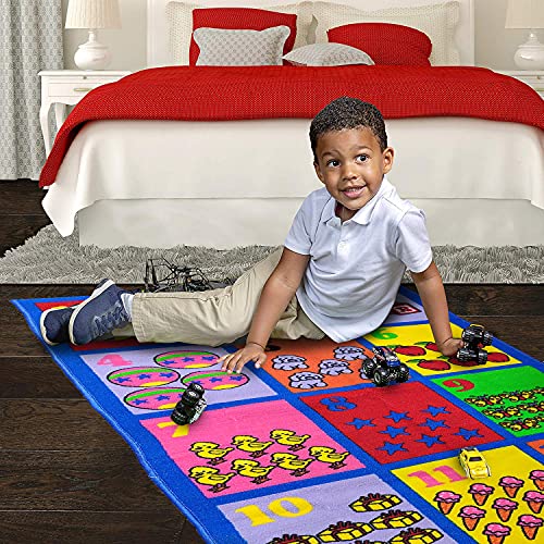 Status Contract Nylon Anti Skid 'Numbers Learning Children's Educational' Rug (Multicolour, 3 X 5 Feet), Rectangular - Image 2