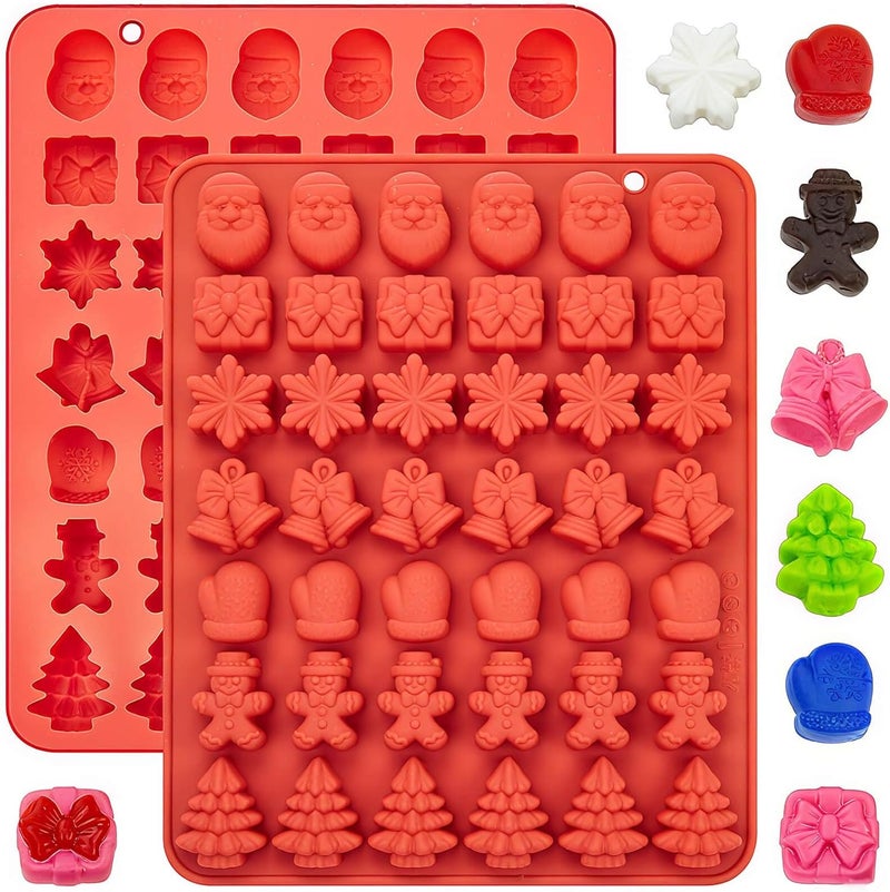 Wavlakth Christmas Silicone Molds 2 Pack - Image 1