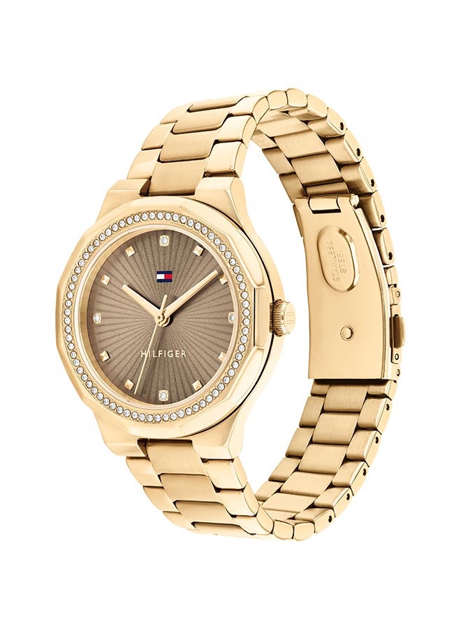 TOMMY HILFIGER ساعة يد نسائية من الستانلس ستيل بعقارب دائرية الشكل 1782725 - 36 ملم - Image 1