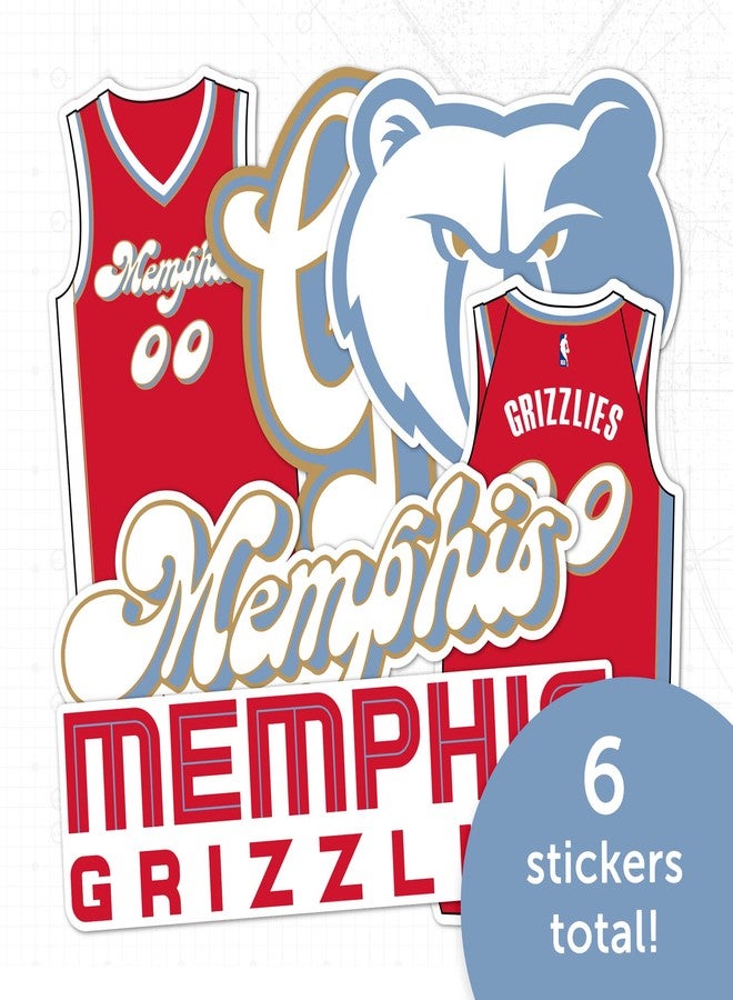 Desert Cactus Memphis Grizzlies Sticker NBA Officially Licensed Vinyl Decal Laptop Water Bottle Car Scrapbook (City Edition 24-25) - Image 4