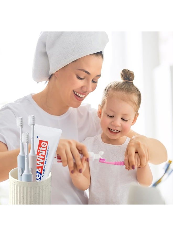 BSDISP Toothbrush Holders for Bathrooms - 1 Cups Ceramic Toothbrush Toothpaste Holders, Beige Bathroom Tumbler Cups Reusable Toothbrush Mouthwash Cup, Bathroom Counter Organizer - Image 2