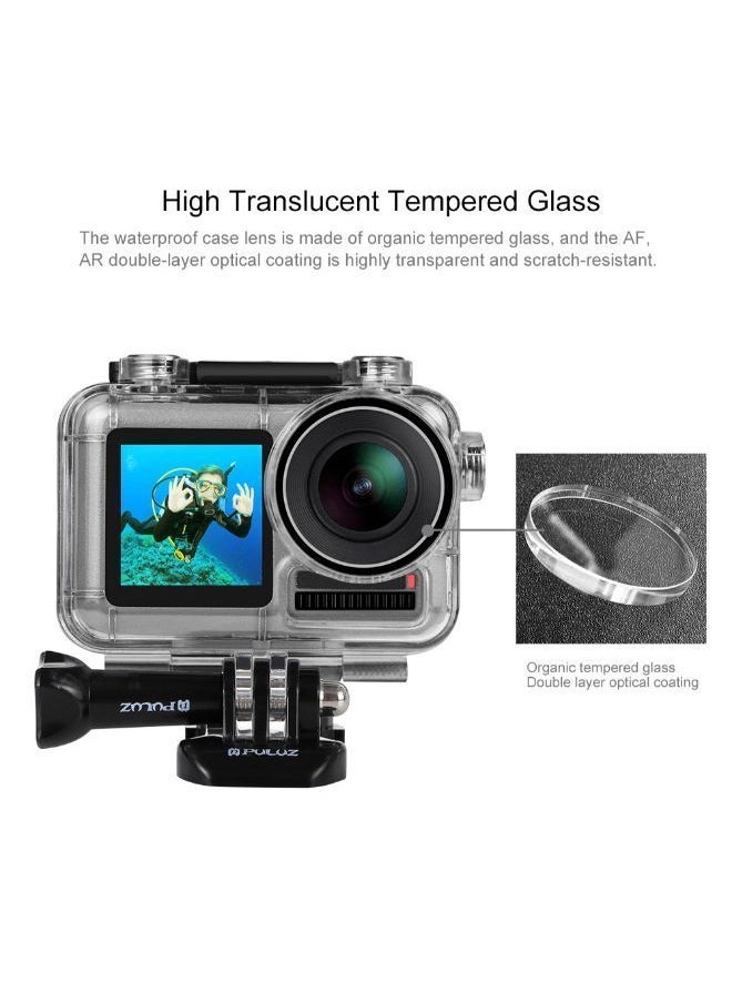 NIBEMINENT Waterproof Housing Protective Cover For DJI Osmo Acition Camera Transparent  - Image 5