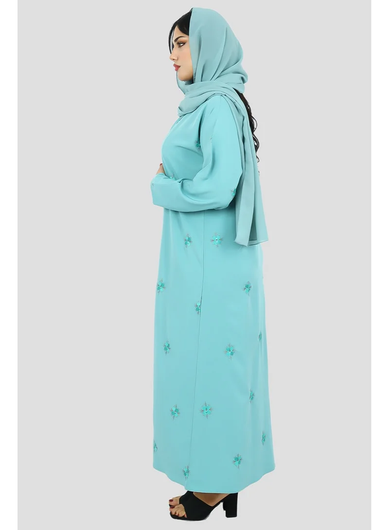 IKKXA Abaya AIK2018 Light blue