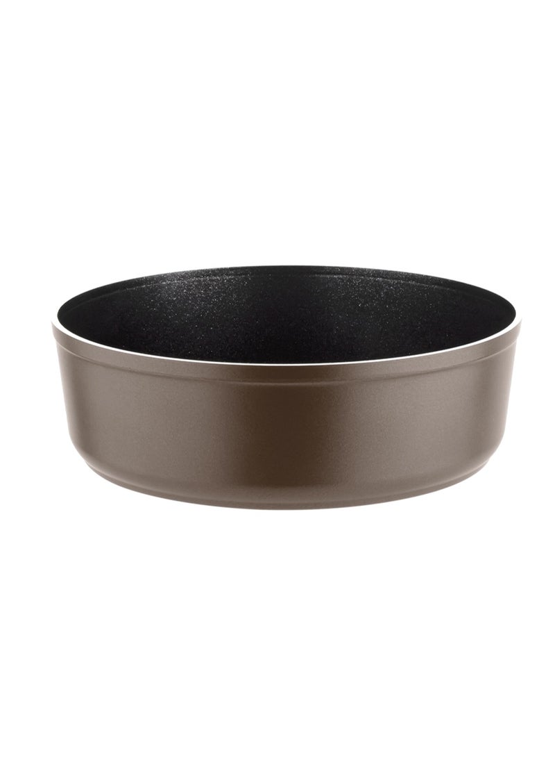 lines Turkish Tefal Granite Cookware Set by Lines – 10-Piece Set – Pyrex Lid – Suitable for all stovetops – Made in Turkey. Turkish Granite Cookware Set by Lines – 10-Piece Set – Sizes 18/20/24/28 cm + 28 cm Grill Pan + 28 cm Oven Tray + Pyrex Lid – 6 Colors (Schafer Coffee) - Image 2