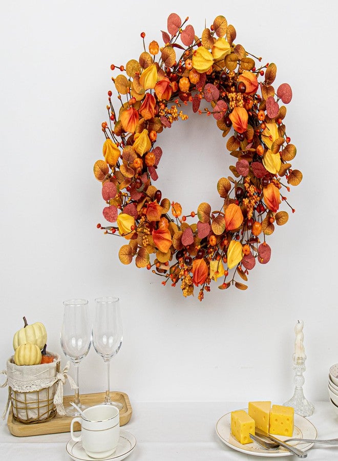 Yawwind Autumn Wreath for Door 22 inches - Image 2