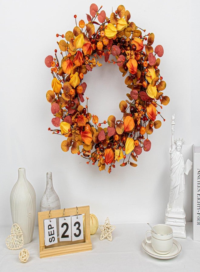 Yawwind Autumn Wreath for Door 22 inches - Image 3
