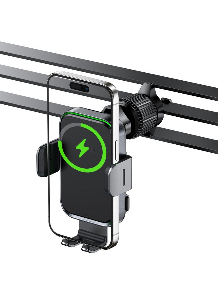 AceFast D17 magnetic wireless charging car holder. - Image 4