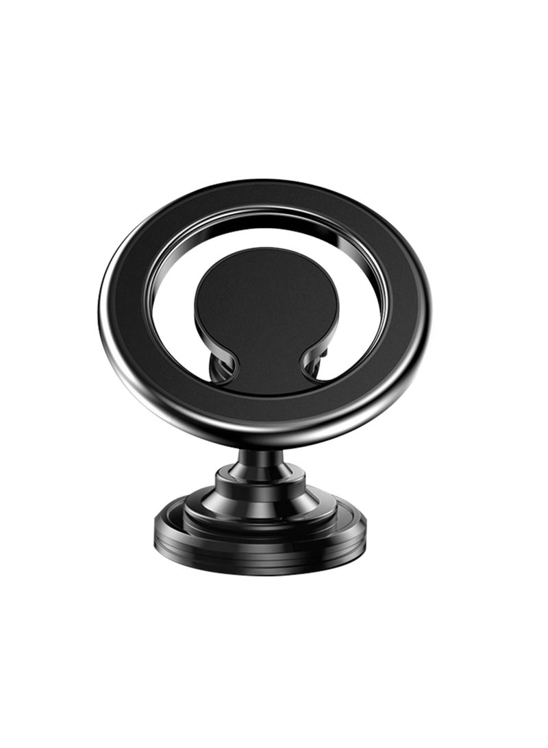 Magnetic Car Phone Holder with Two Steel Rings, Phone Mount for i Phone 14/13/12/All Smartphones  - Image 1