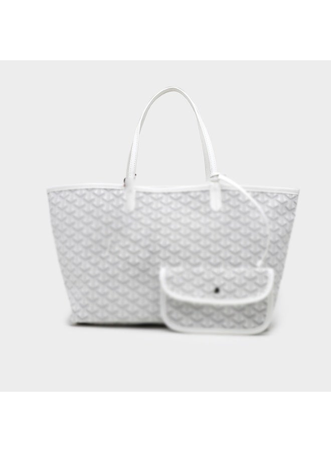 Printed Shopper Tote White Pendants Random - Image 1