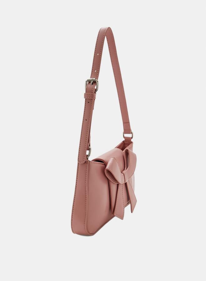 FOREVER 21 Faux Leather Bow Shoulder Bag  - Image 2