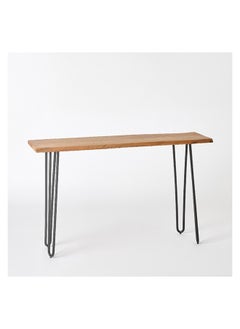 Home Box Corwin Live Edge Solid Wood Top Console Table 30 x 78 x 120 cm  - Image 1