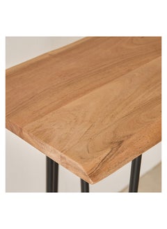 Home Box Corwin Live Edge Solid Wood Top Console Table 30 x 78 x 120 cm  - Image 4