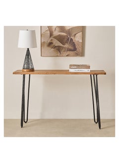 Home Box Corwin Live Edge Solid Wood Top Console Table 30 x 78 x 120 cm  - Image 3