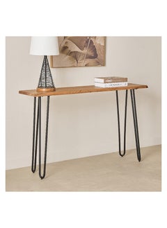 Home Box Corwin Live Edge Solid Wood Top Console Table 30 x 78 x 120 cm  - Image 2