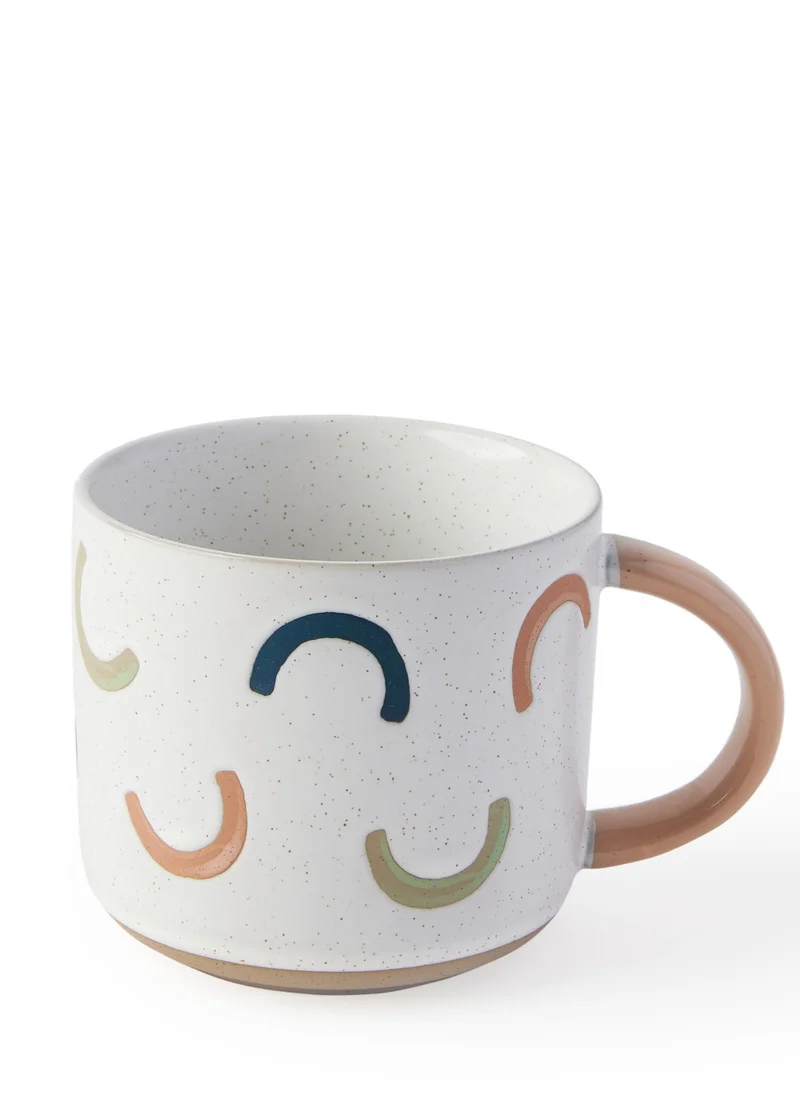 Prickly Pear Prickly Pear Pink Handle Rainbow Mug, 350ml - Vibrant Drinkware