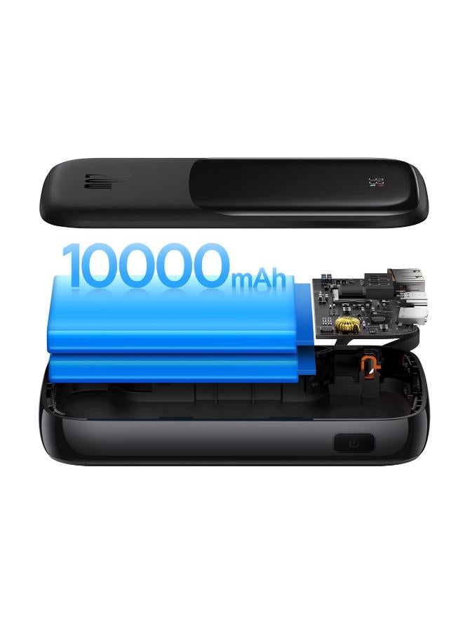 Baseus 10000 mAh 10000 mAh Baseus Qpow Pro Digital Display Fast Charge Power Bank 20W iP , With cable Type-C 3A 0.3m black - Image 5