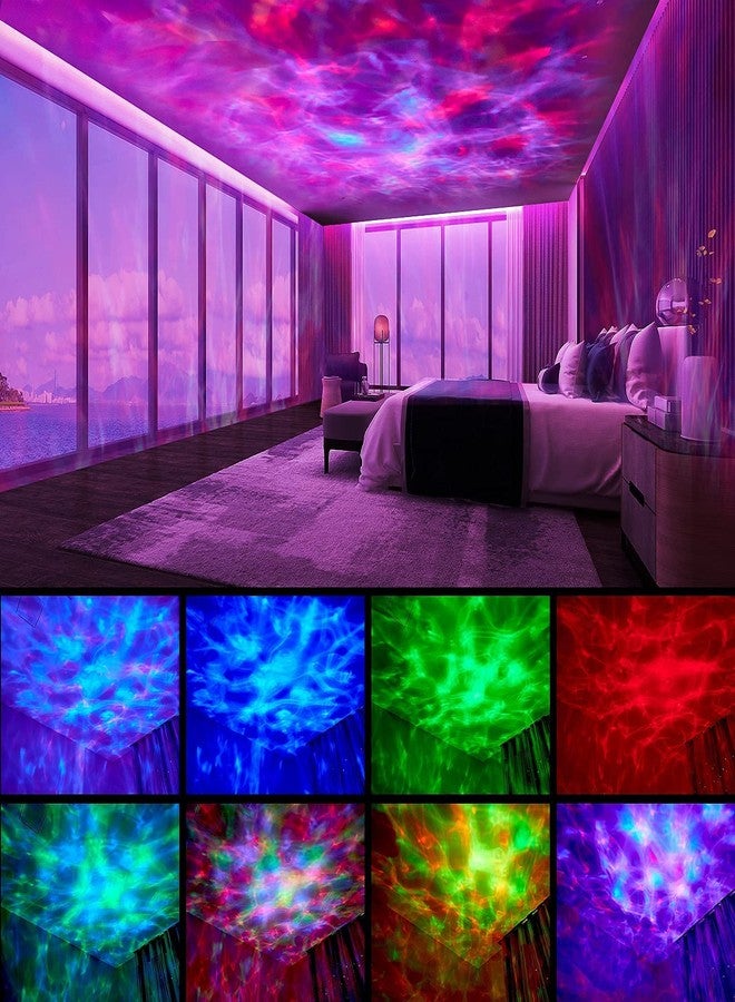 Abhsant Star Ocean Wave Bluetooth Music Timer, Sensory Lori Ceiling Lamp Starlight Sky Night Light Galaxy Projector for Bedroom, Christmas for Adult Children's Room (Multicolor) - Image 4