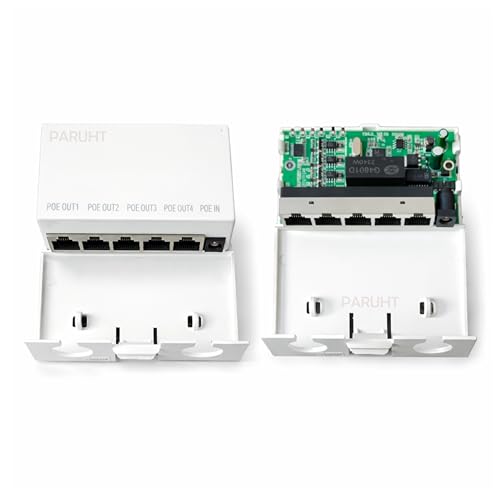 PARUHT Deluxe PoE Waterproof Extender, 1-in and 4-Out, 10/100 PoE Repeater Device, White DLXPOEWPF1I4O - Image 4