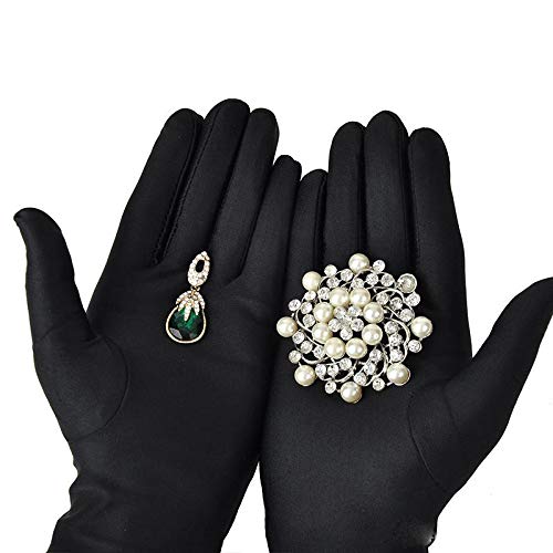 SWISSO Microfiber Gloves for Cleaning Purposes (Black, 9 inches) - Image 1
