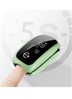 Sharpdo USB Rechargeable Digital Finger Pulse Oximeter Heart Rate Detector Finger Clip Pulse Oximeter Monitor Green  - Image 2