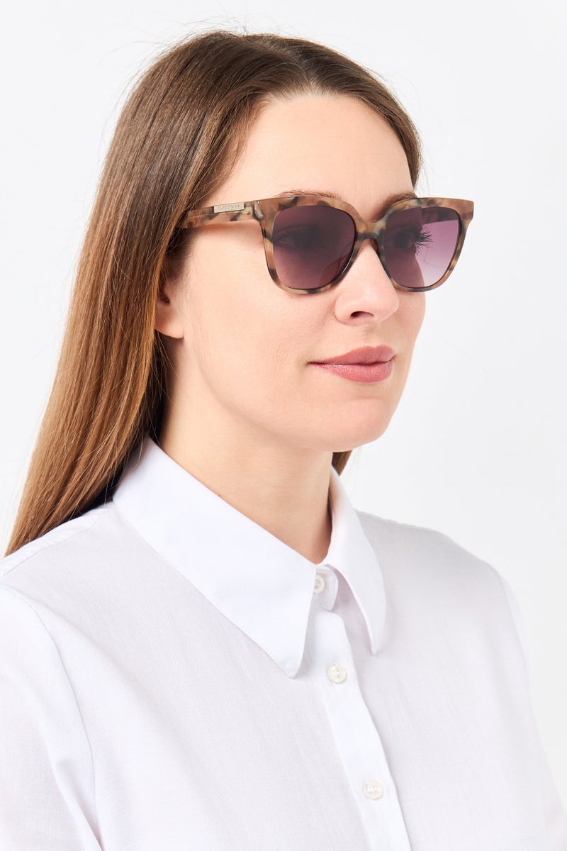 Longchamp Women LO644S Square Sunglasses, Multicolor - Image 2
