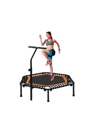 Trampoline 45-Inch Gym Hexagonal Trampoline For Adult Safety Bungee Trampoline For Indoor Fitness Trampoline - pzsku/ZBDFCFF1E69C185419C8CZ/45/_/1668675780/e368edf2-a3e9-4e48-aa4e-638102fc1039