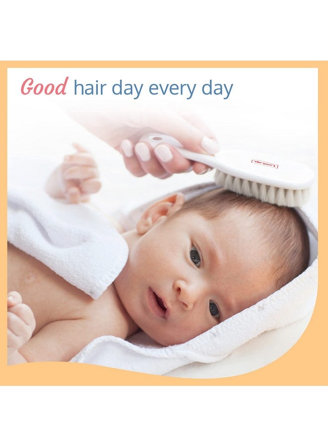 Luvlap طقم مشط وفرشاة أنيق للأطفال، شعيرات ناعمة لتسريح الشعر برفق، مجموعة كاملة للعناية بالشعر للرضع والأطفال الصغار، مناسبة من الولادة (0M+)، هدية مثالية لحفلة استقبال المولود - Image 2